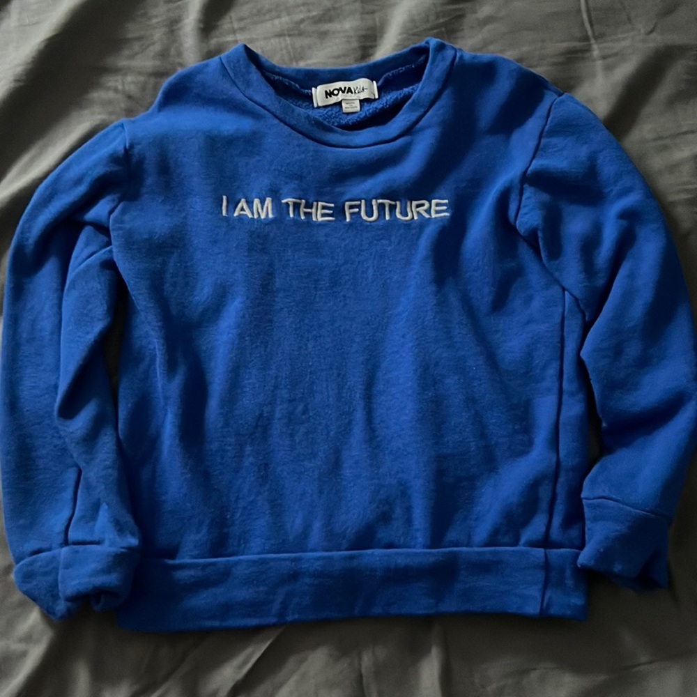 Blue sweater